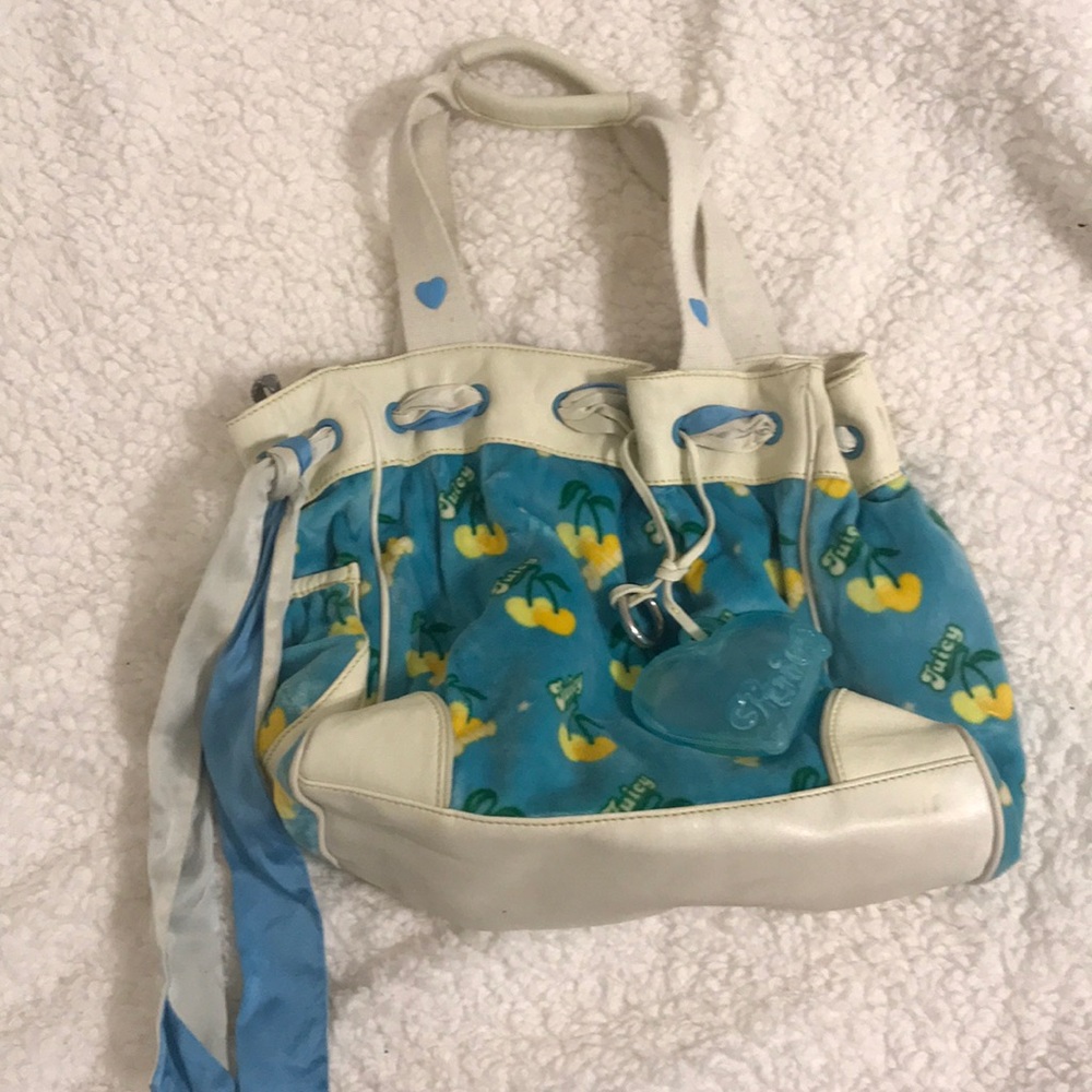 Electric blue Juicy handbag, 2000s vintage vibe